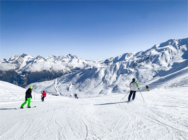 Descente sur les pistes de Valfréjus - OTHMV