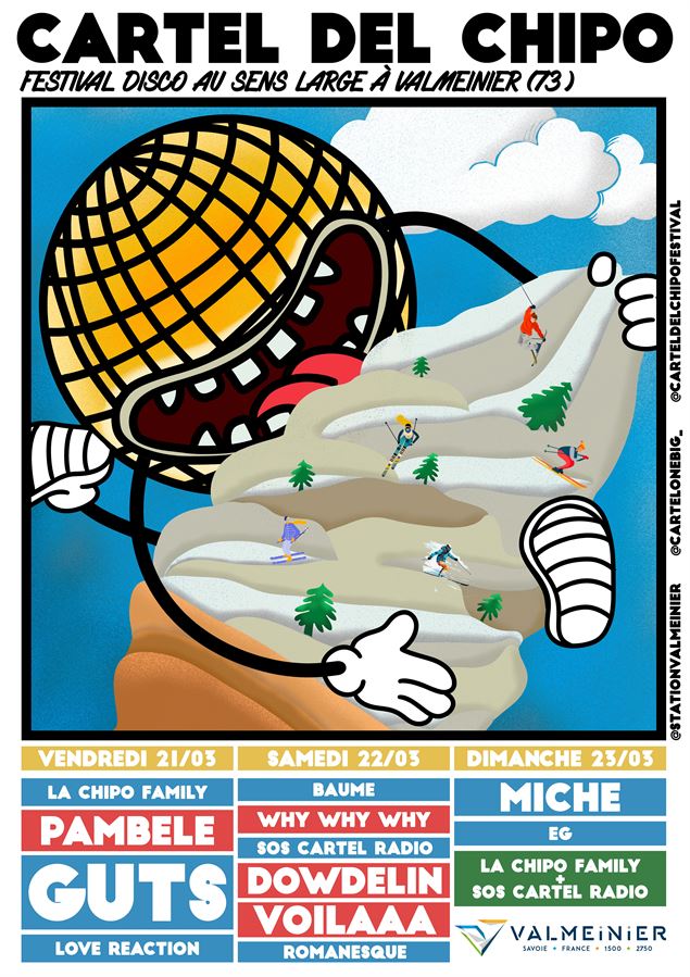 Festival de musique - Cartel del Chipo_Valmeinier - Cartel del chipo