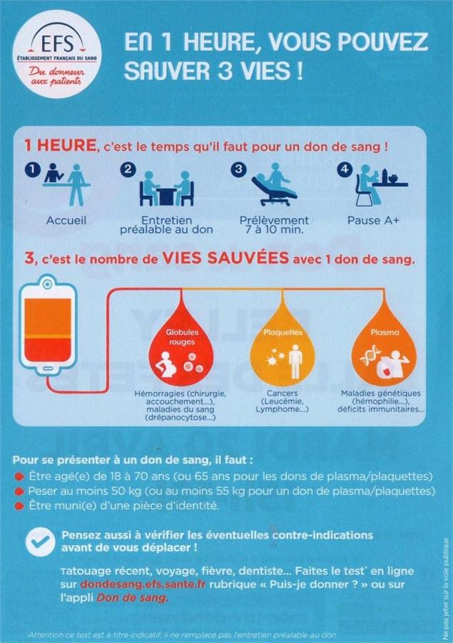 A quoi sert un don - ©EFS