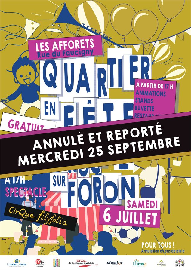 Quartiers en fête 25 septembre - Ville de La Roche-sur-Foron