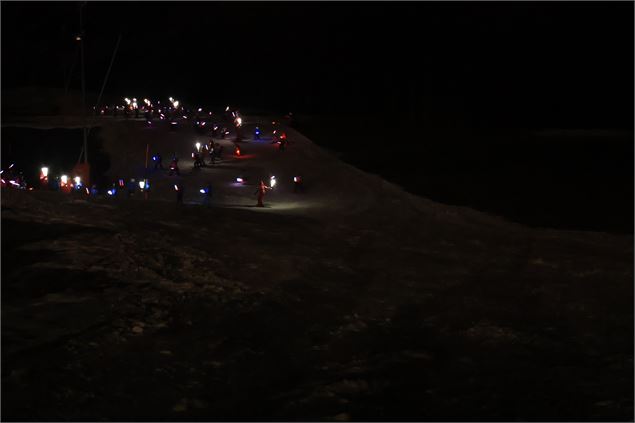 Descente aux flambeaux - Office de Tourisme de Saint Jean d'Arves