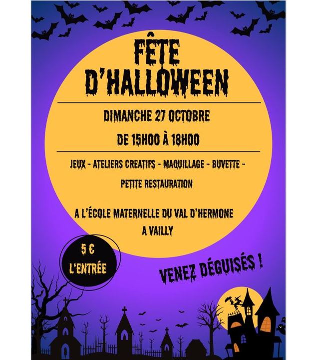 Fête Halloween - APE Val d'Hermone