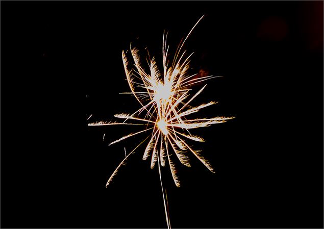 Feu d'artifice de la Féclaz - C.Bernard