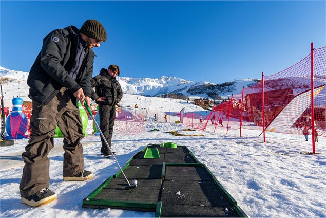 Golf et minigolf sur Neige_Saint François Longchamp