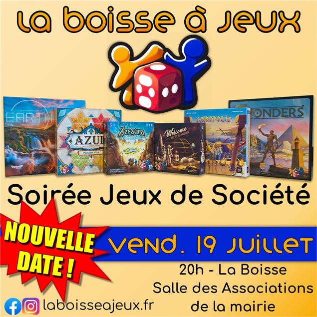 Soirée jeux avec La Boisse à Jeux - La Boisse a jeux