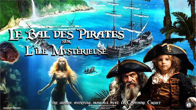 Le bal des pirates sur l'île mystérieuse