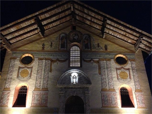 Hauteluce, église baroque rénovée