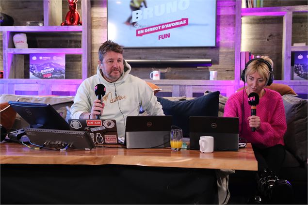 Bruno sur Fun Radio à Avoriaz !