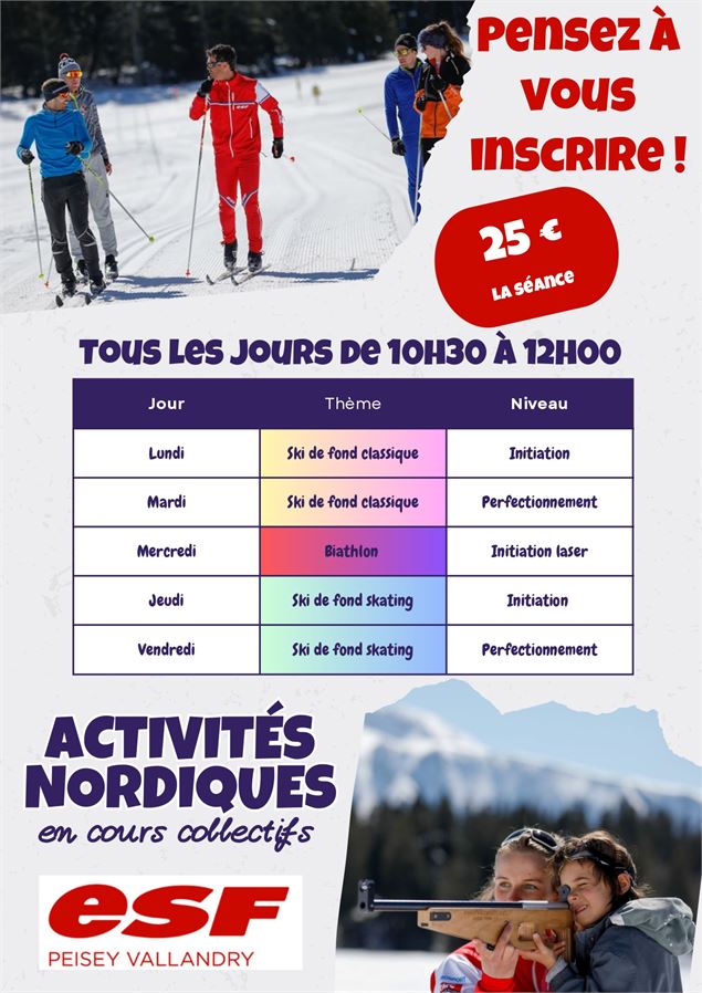 Activités nordiques_Peisey-Vallandry - ESF