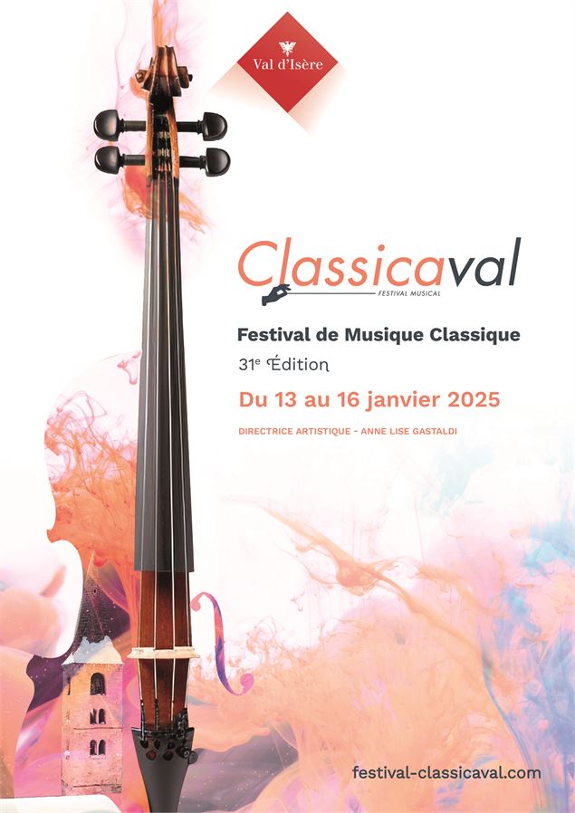 Affiche Festival Classicaval 2025 - Radio Val d'Isère