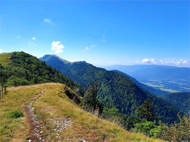 Vue sur le Grand Colombier depuis la Griffe du diable - N. Muller