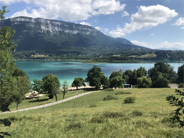 Plage du Sougey à Aiguebelette - Sable et pelouse - Kahotep