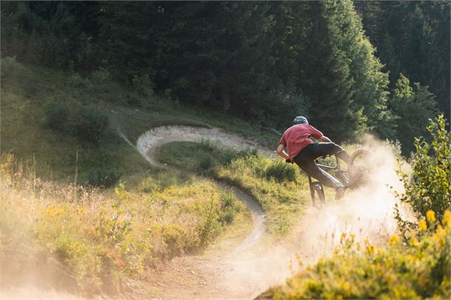 Piste DH n°7 - bleue - La Çarigole - Morgan Bodet