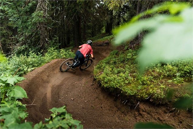 Piste DH n°10 - rouge - La Tobogane - Morgan Bodet