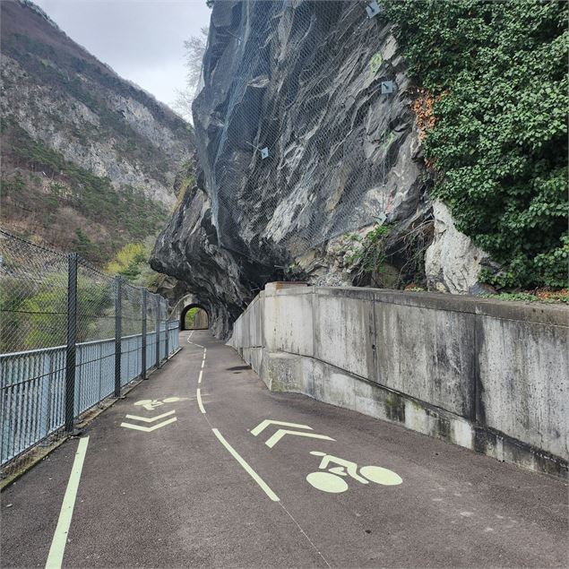 Piste cyclable Aigueblanche - Moûtiers - CCVA