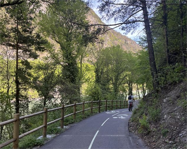 Voie verte Moûtiers Aigueblanche - Coeur de Tarentaise Tourisme