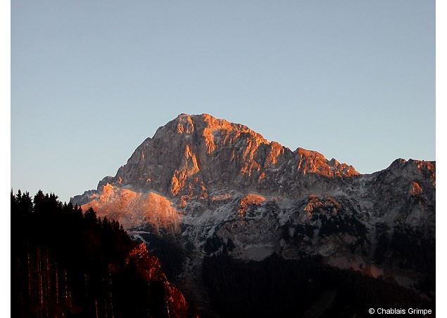 Paroi rocheuse - Chablais Grimpe