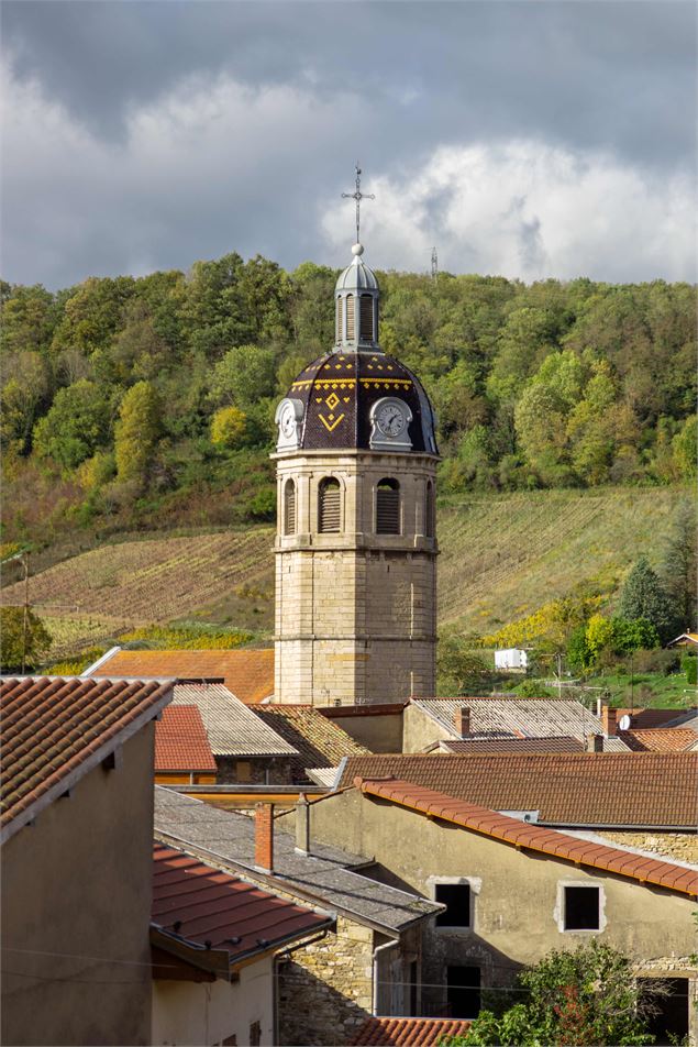 Clocher de l'église de Vaux en Bugey - Marilou Perino