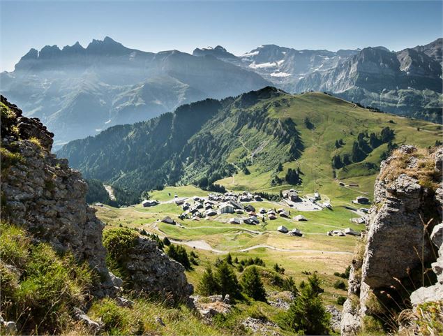 Parcours trail 36 vert : Col des Portes du Soleil