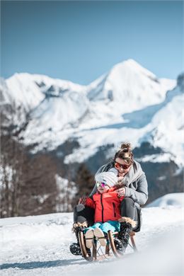 Piste de luge du Borne - C.Hudry - Aravis