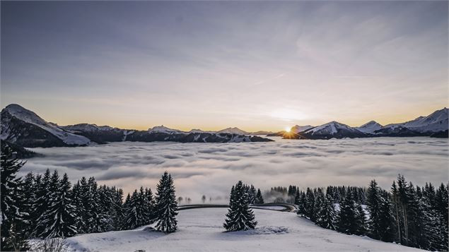 Promenade à Super-Morzine en Hiver