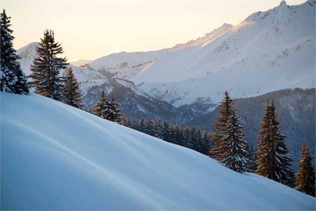 Du belvédère du Pleney aux Chavannes en Hiver