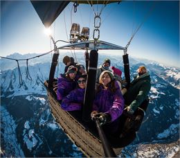 Vols en montgolfière au-dessus du massif des Aravis_La Clusaz