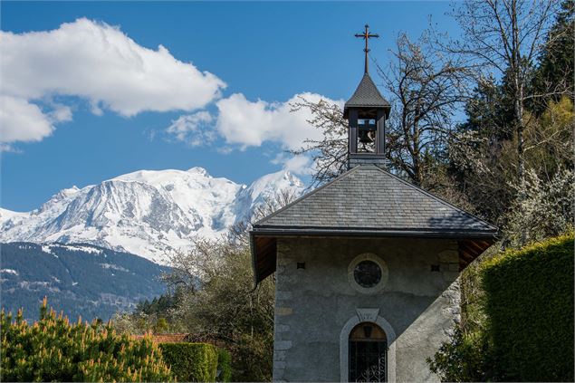 chapelle devant Mont-Blanc - OT Combloux_Paul Besson