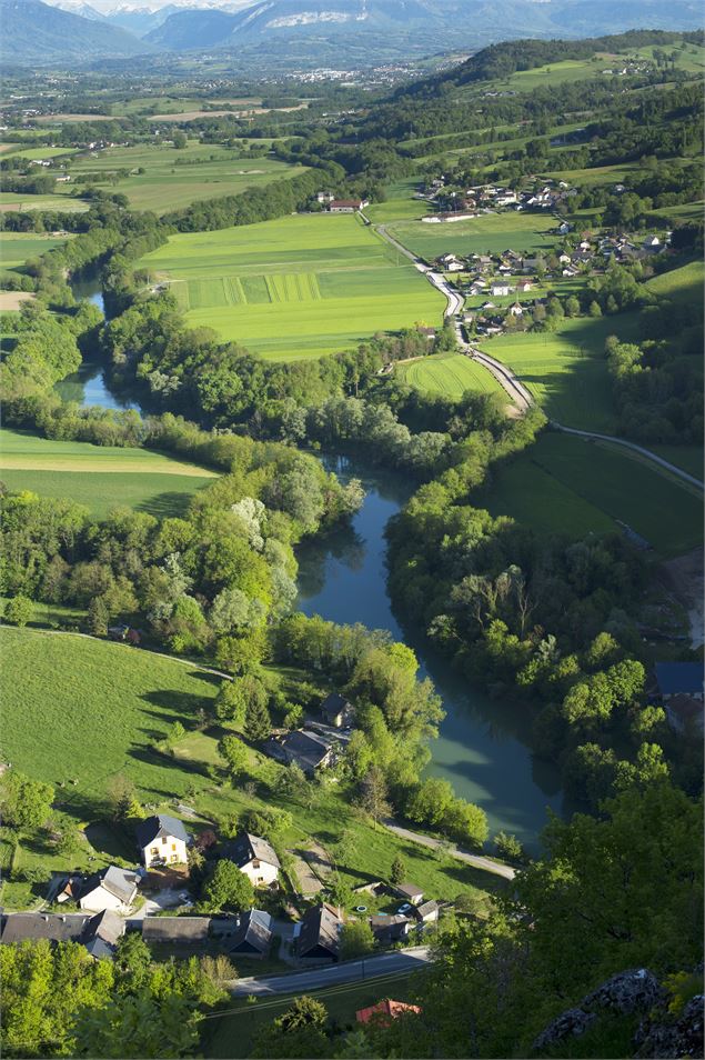 Vue sur le Fier, depuis la Croix de Chavanne à Val-de-Fier - Gilles Lansard