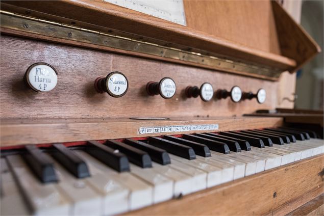 L'orgue daté de 1872 - Yvan Tisseyre / OT Vallée d'Aulps