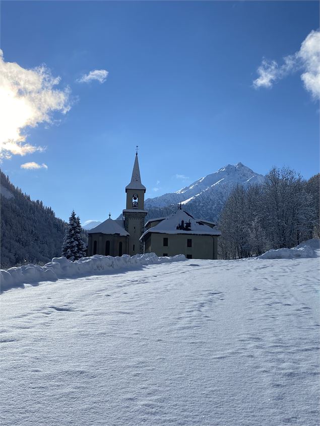 Clocher Eglise St Colomban des Villards - OT espace Glandon