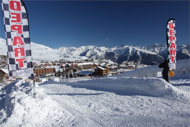 départ de la piste de luge - OT