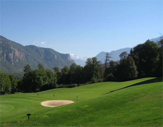 green et arbres golf - Golf de Giez