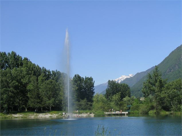 Jet d'eau Lac Bleu St Rémy de Maurienne - Mairie St Rémy de Maurienne