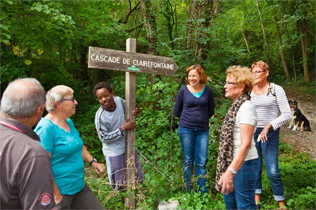 Se balader jusqu'à la cascade de Claireafontaine - OTBSGC