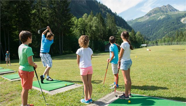 Le practice du Parc Patrice Dominguez - Gilles Lansard / Les Contamines Tourisme