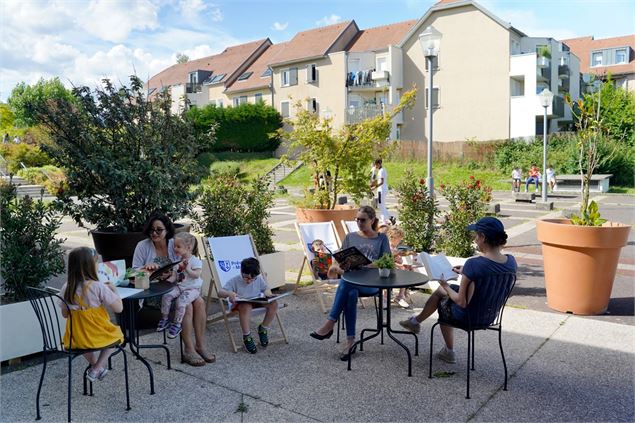 Terrasse d'été - Bibliothèque municipale