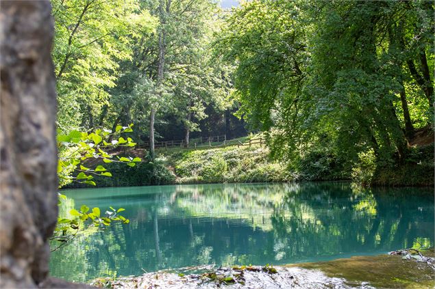 Lac bleu en été - Marilou Perino / Pérouges Bugey Tourisme