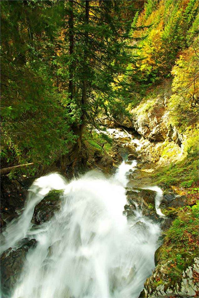 La cascade vue du haut - Yvan Tisseyre / OT Vallée d'Aulps