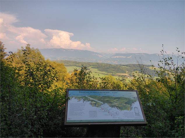 table d'orientation belvédère de l'Albanais - Office de Tourisme du Pays d'Albens