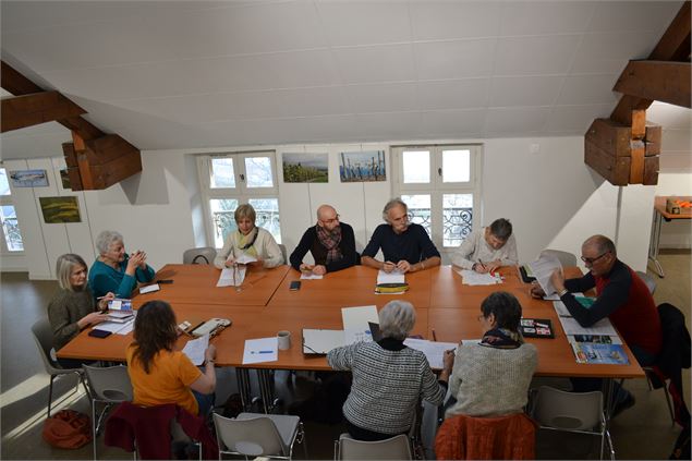 salle d'animation du Musée de la vigne et du vin de Savoie - Montmélian - Musée de la vigne et du vi