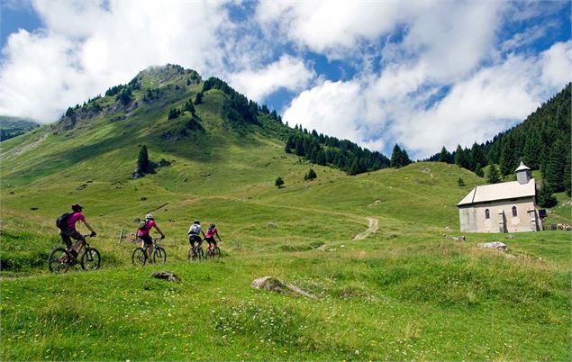 Balade en VTT à l'alpage de Graydon - Yvan Tisseyre/OT Vallée d'Aulps