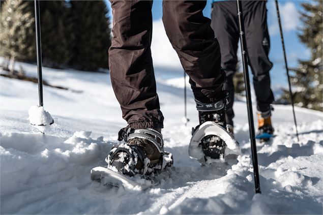 Sentiers raquettes au Grand-Bornand 21 : le balcon des Aravis - Le Grand-Bornand Tourisme