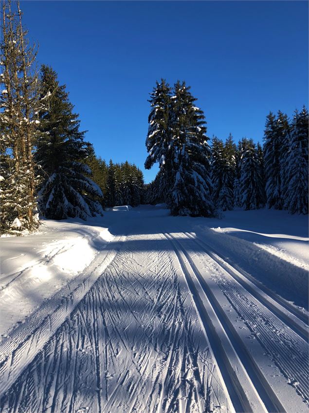 Piste de ski de fond de Lachat - Maxime Ballet