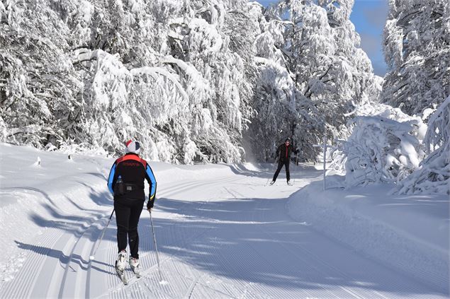 Ski de fond sur le Plateau de Retord - © M.Ballet