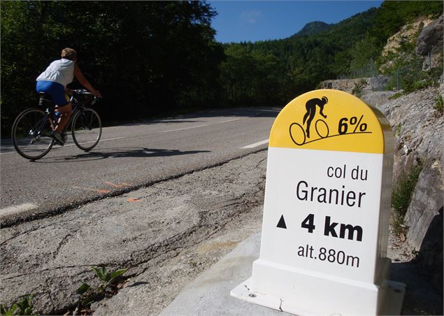 Montée cyclo du Col du Granier - SavoieMontBlanc-Teso-Quenard