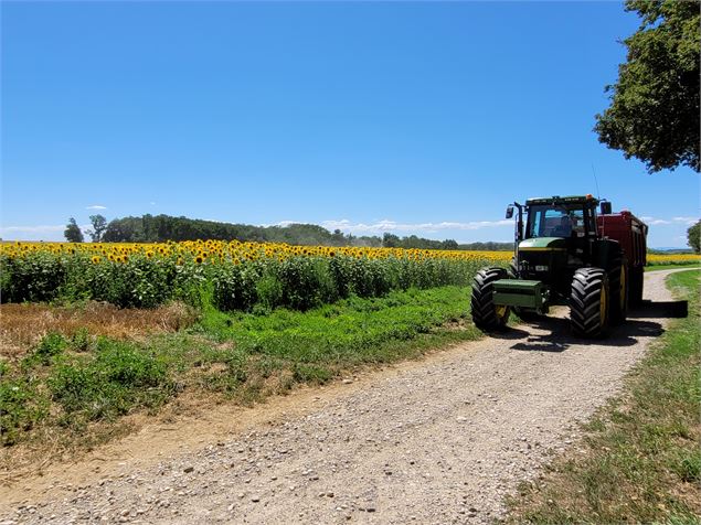 Tracteur sur le circuit - Christine Sola DCT