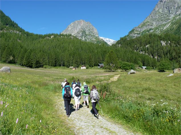 En direction du vallon de Bérard - OT Vallée de Chamonix MB