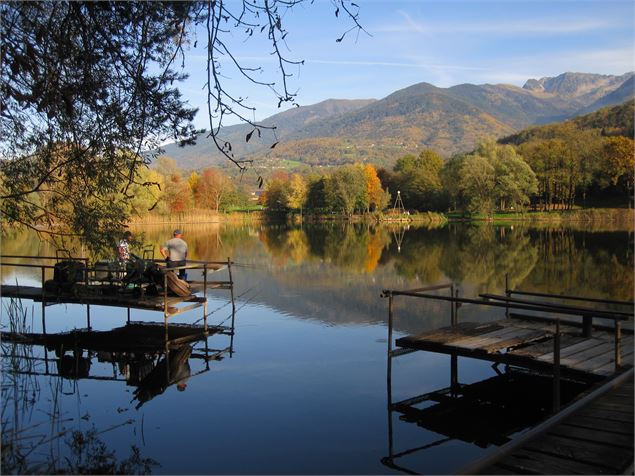 Lac St Clair ponton et vue sur lac - Jocelyne Bianchini ATD73