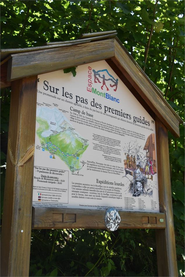 Sur les pas des premiers guides - E. Morand